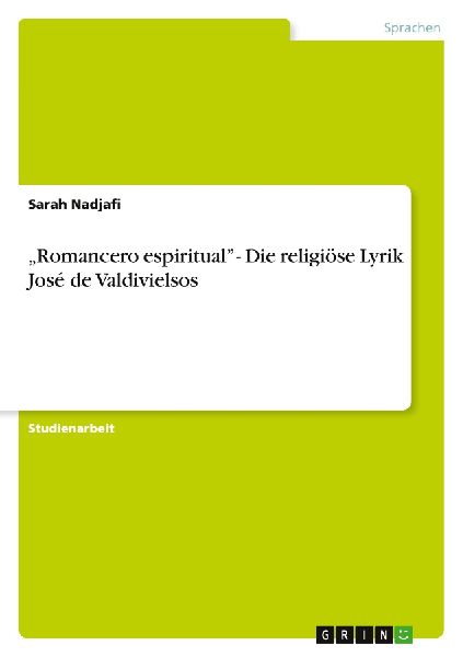 "Romancero espiritual" - Die religiöse Lyrik  José de Valdivielsos