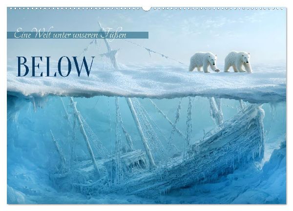 Below (Wandkalender 2027 DIN A2 quer), CALVENDO Monatskalender