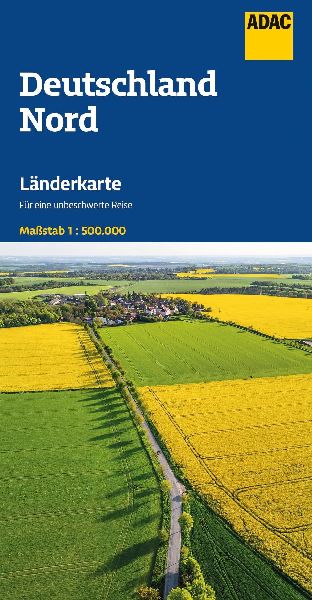 ADAC Länderkarte Deutschland Nord 1:500.000