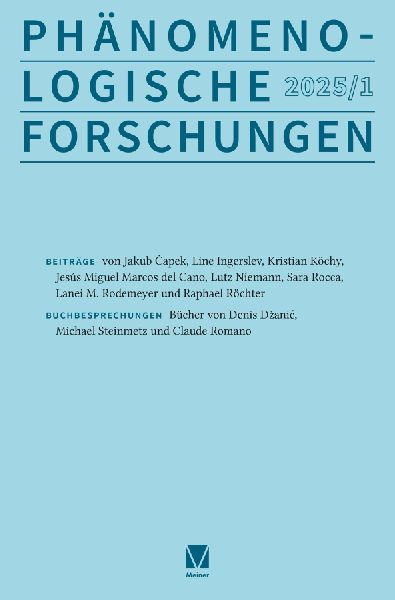 Phänomenologische Forschungen 2025-1