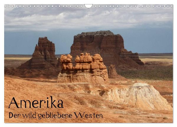 Amerika - Der wild gebliebene Westen (Wandkalender 2026 DIN A3 quer), CALVENDO Monatskalender
