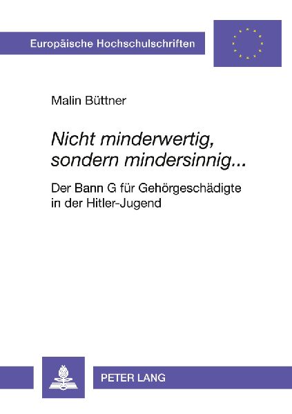'Nicht minderwertig, sondern mindersinnig...'