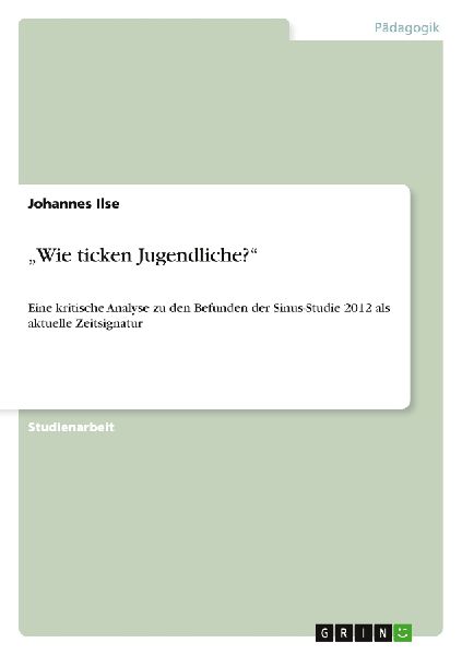 "Wie ticken Jugendliche?"