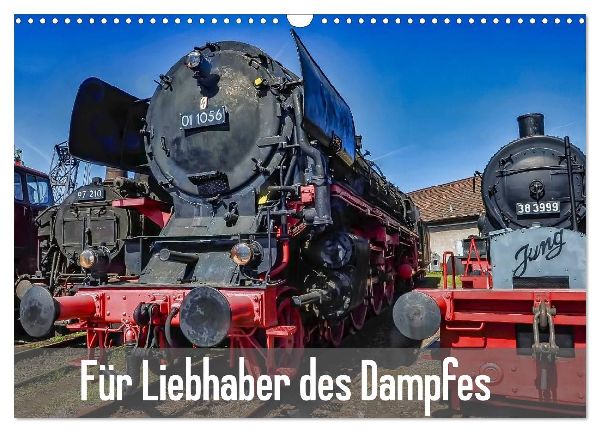 Für Liebhaber des Dampfes (Wandkalender 2026 DIN A3 quer), CALVENDO Monatskalender