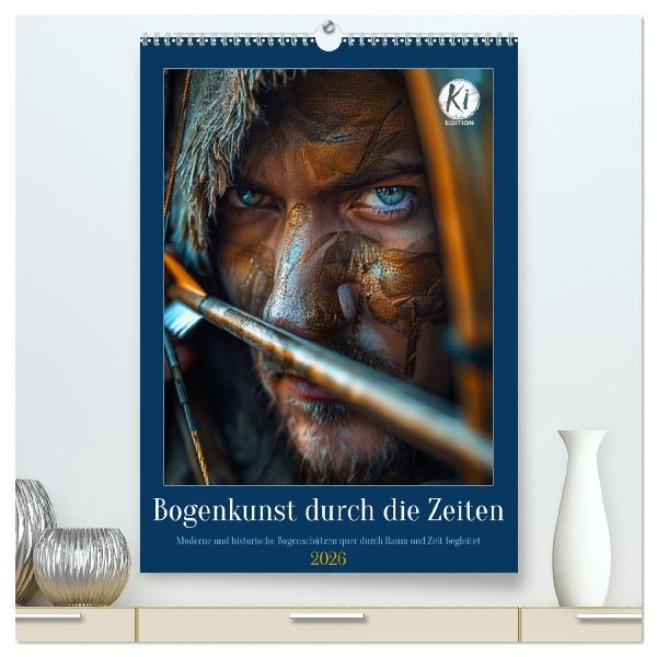 Bogenkunst durch die Zeiten (hochwertiger Premium Wandkalender 2026 DIN A2 hoch), Kunstdruck in Hochglanz