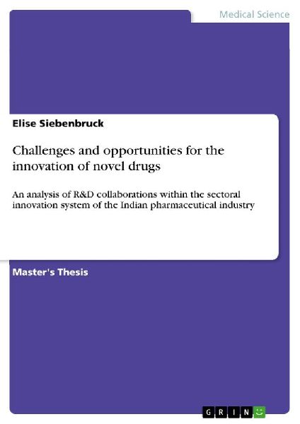 Challenges and opportunities for the innovation of novel drugs