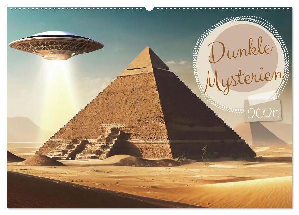 Dunkle Mysterien (Wandkalender 2026 DIN A2 quer), CALVENDO Monatskalender