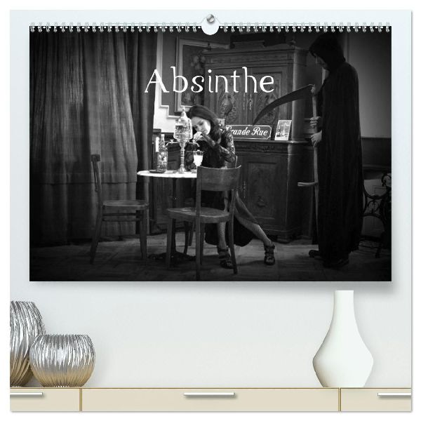 Absinthe (hochwertiger Premium Wandkalender 2026 DIN A2 quer), Kunstdruck in Hochglanz