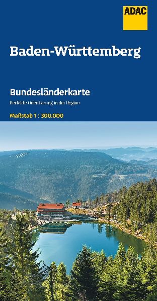 ADAC Bundesländerkarte Deutschland 11 Baden-Württemberg 1:300.000