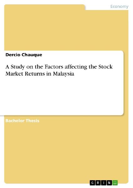 A Study on the Factors affecting the Stock Market Returns in Malaysia