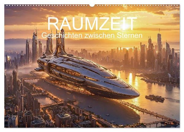Raumzeit. Geschichten zwischen Sternen (Wandkalender 2026 DIN A2 quer), CALVENDO Monatskalender