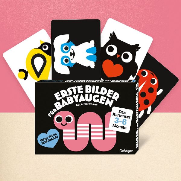 Erste Bilder für Babyaugen. Das Kartenset 3-6 Monate
