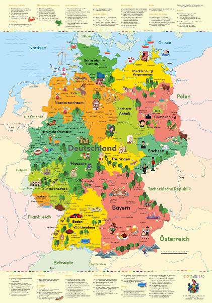 Kinder-Deutschlandkarte