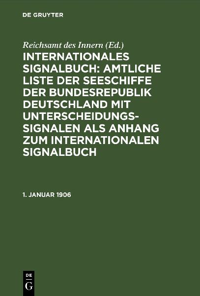 1. Januar 1906