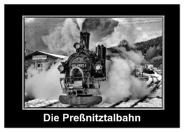 Die Preßnitztalbahn (Wandkalender 2026 DIN A3 quer), CALVENDO Monatskalender