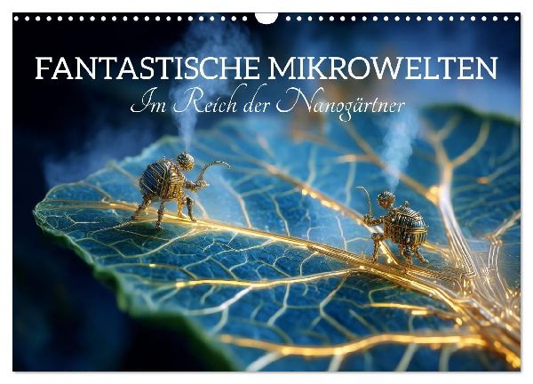 Fantastische Mikrowelten. Im Reich der Nanogärtner (Wandkalender 2027 DIN A3 quer), CALVENDO Monatskalender