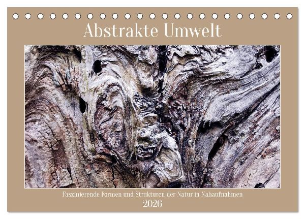 Abstrakte Umwelt (Tischkalender 2026 DIN A5 quer), CALVENDO Monatskalender