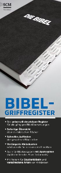 Bibel-Griffregister schwarz