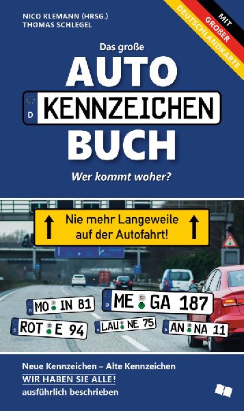 5er Pack: Das neue große Autokennzeichenbuch