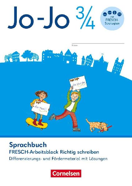 Jo-Jo Sprachbuch - Aktuelle allgemeine Ausgabe. 3./4. Schuljahr - Arbeitsblock