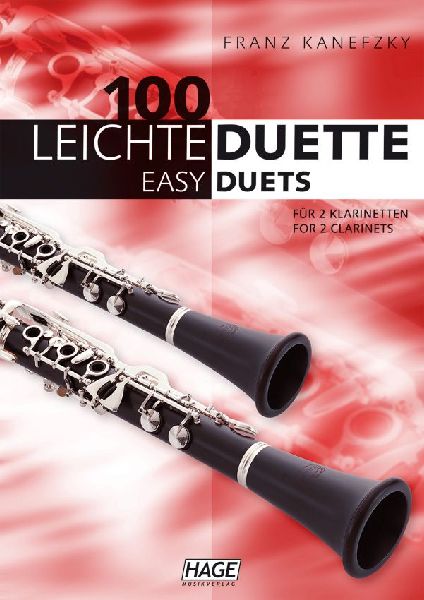 100 leichte Duette für 2 Klarinetten