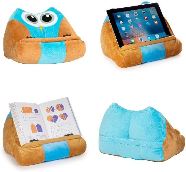 Bookmonster Eule | Lesekissen für Bücher und Tablets | Buchständer | Tablethalter | Lesehillfe | Deutsche Ausgabe