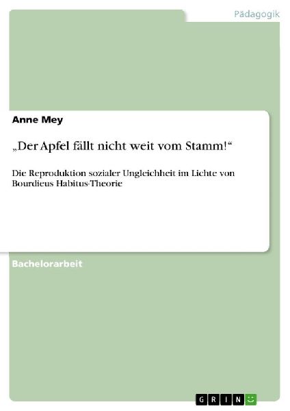 "Der Apfel fällt nicht weit vom Stamm!"