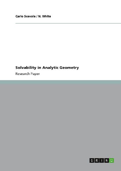 Solvability in Analytic Geometry