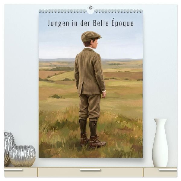 Jungen in der Belle Époque (hochwertiger Premium Wandkalender 2027 DIN A2 hoch), Kunstdruck in Hochglanz