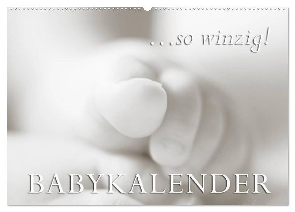 ...so winzig - Babykalender (Wandkalender 2026 DIN A2 quer), CALVENDO Monatskalender