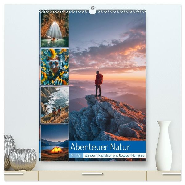 Abenteuer Natur (hochwertiger Premium Wandkalender 2026 DIN A2 hoch), Kunstdruck in Hochglanz