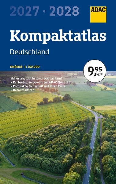 ADAC Kompaktatlas 2027/2028 Deutschland 1:250.000