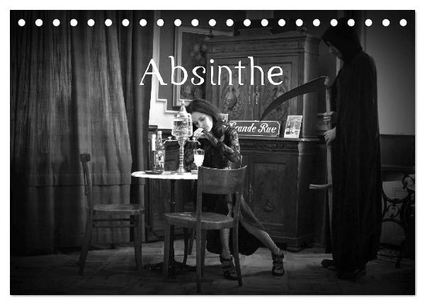 Absinthe (Tischkalender 2026 DIN A5 quer), CALVENDO Monatskalender