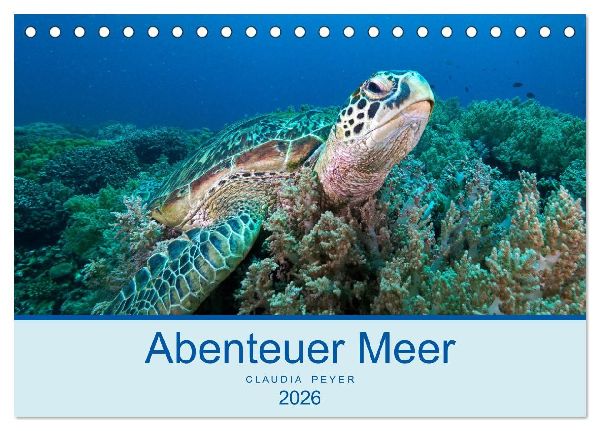 Abenteuer Unterwasser (Tischkalender 2026 DIN A5 quer), CALVENDO Monatskalender