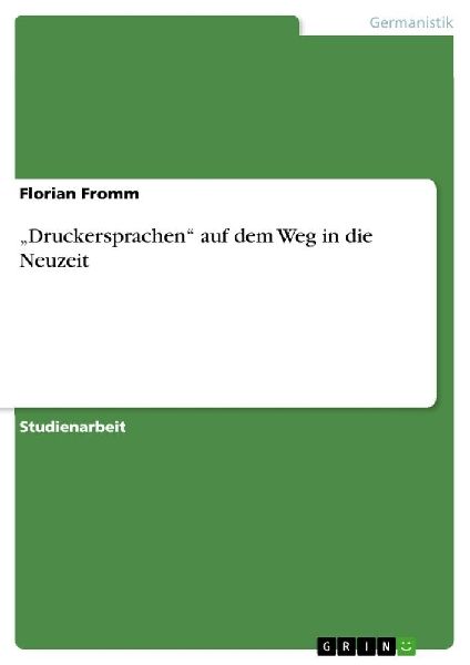 "Druckersprachen" auf dem Weg in die Neuzeit