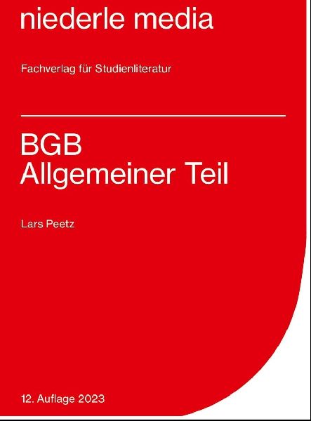 Karteikarten BGB Allgemeiner Teil