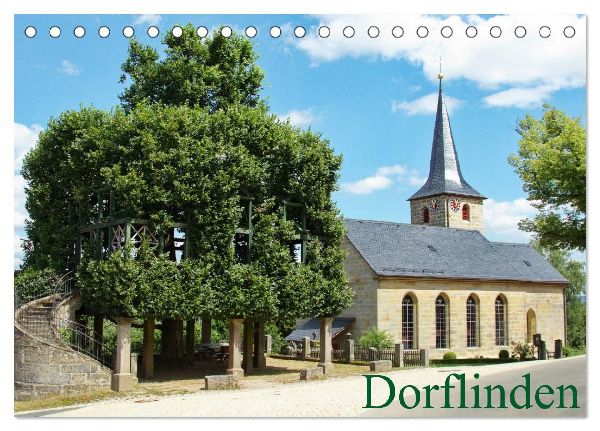 Dorflinden (Tischkalender 2026 DIN A5 quer), CALVENDO Monatskalender