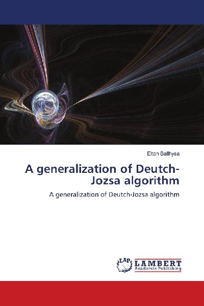 A generalization of Deutch-Jozsa algorithm