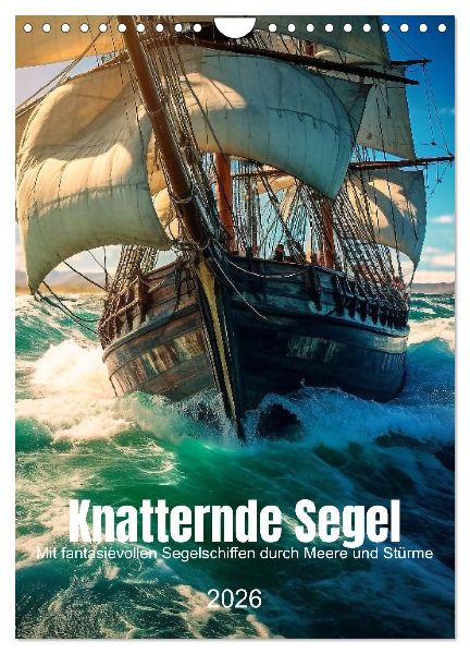 Knatternde Segel (Wandkalender 2026 DIN A4 hoch), CALVENDO Monatskalender