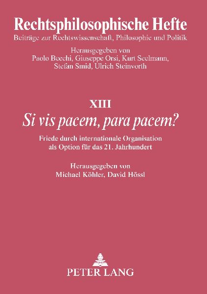 'Si vis pacem, para pacem?'