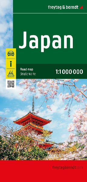 Japan, Straßenkarte 1:1.000.000, freytag & berndt