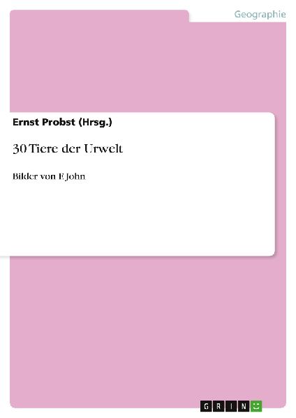 30 Tiere der Urwelt