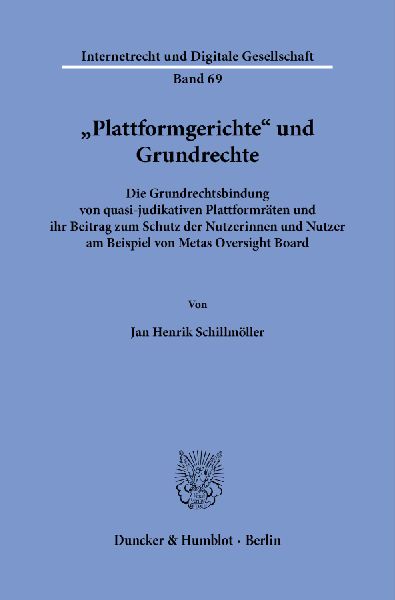 "Plattformgerichte" und Grundrechte