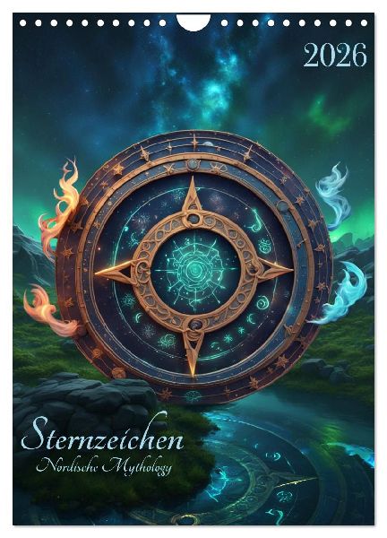 Sternzeichen Nordische Mythology (Wandkalender 2026 DIN A4 hoch), CALVENDO Monatskalender