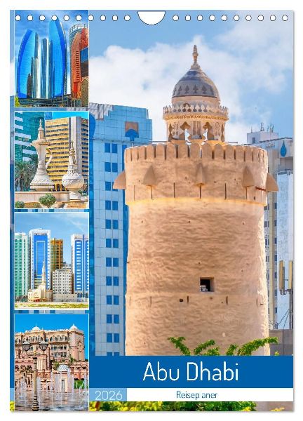 Abu Dhabi - Reiseplaner (Wandkalender 2026 DIN A4 hoch), CALVENDO Monatskalender