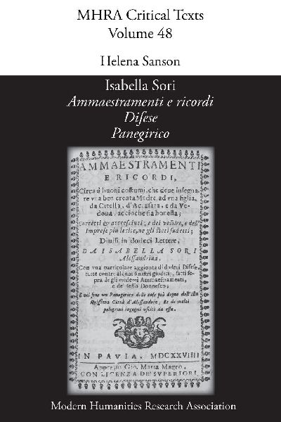 'Ammaestramenti e ricordi', by Isabella Sori