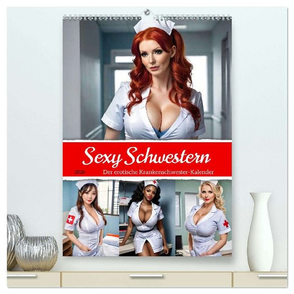 Sexy Schwestern (hochwertiger Premium Wandkalender 2026 DIN A2 hoch), Kunstdruck in Hochglanz
