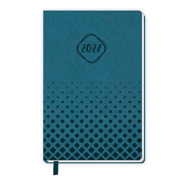 TRÖTSCH - Taschenkalender A7 Soft Touch Petrol 2027