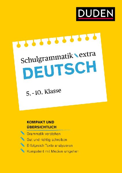 Duden Schulgrammatik extra  Deutsch