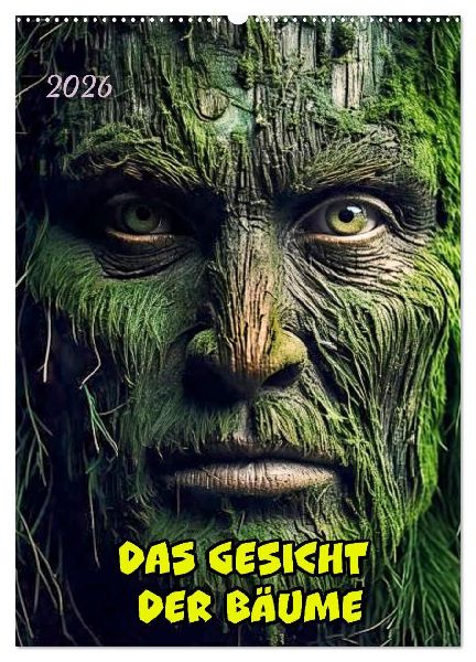 Das Gesicht der Bäume (Wandkalender 2026 DIN A2 hoch), CALVENDO Monatskalender